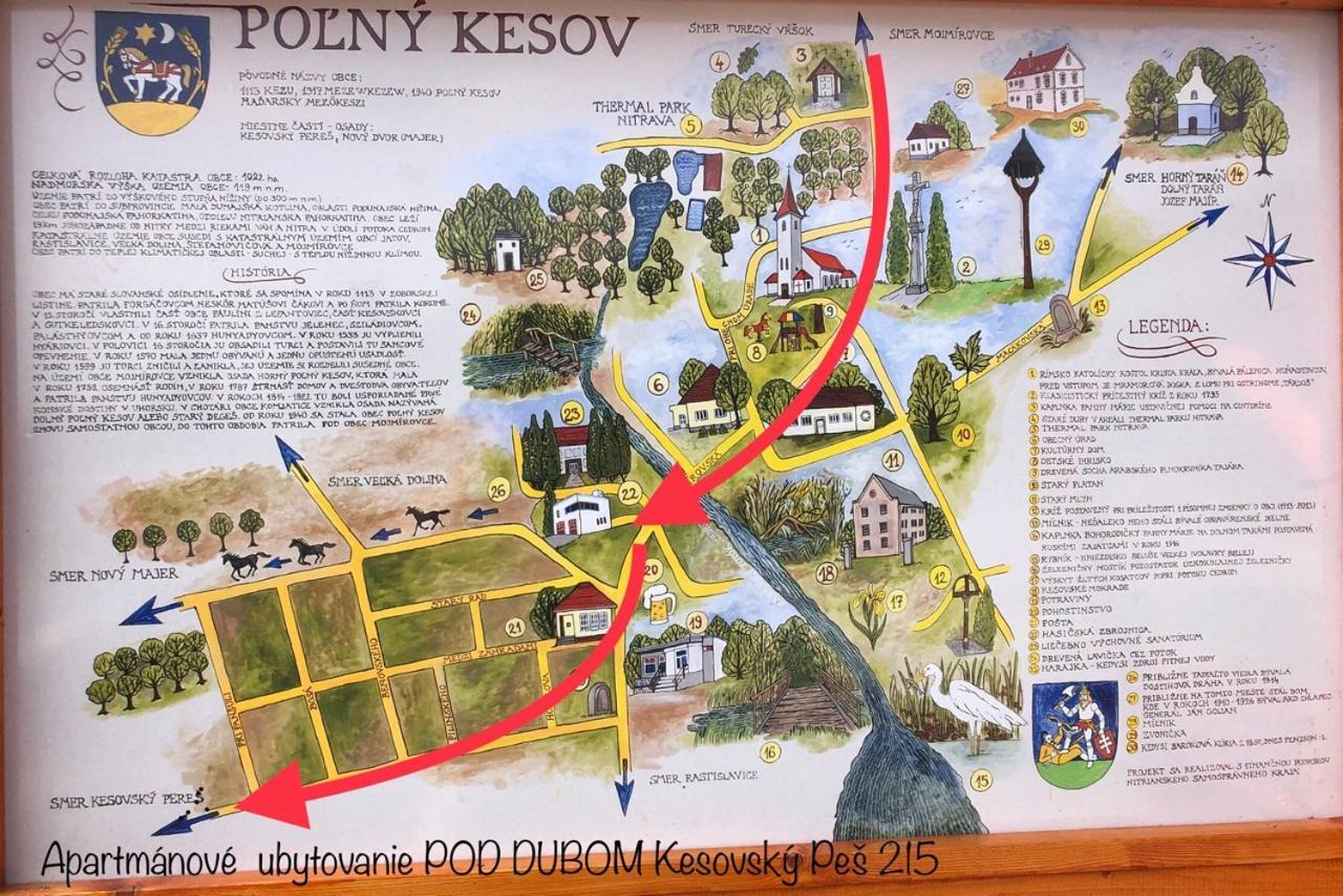 Apartmanove Ubytovanie Pod Dubom Polny Kesov 외부 사진